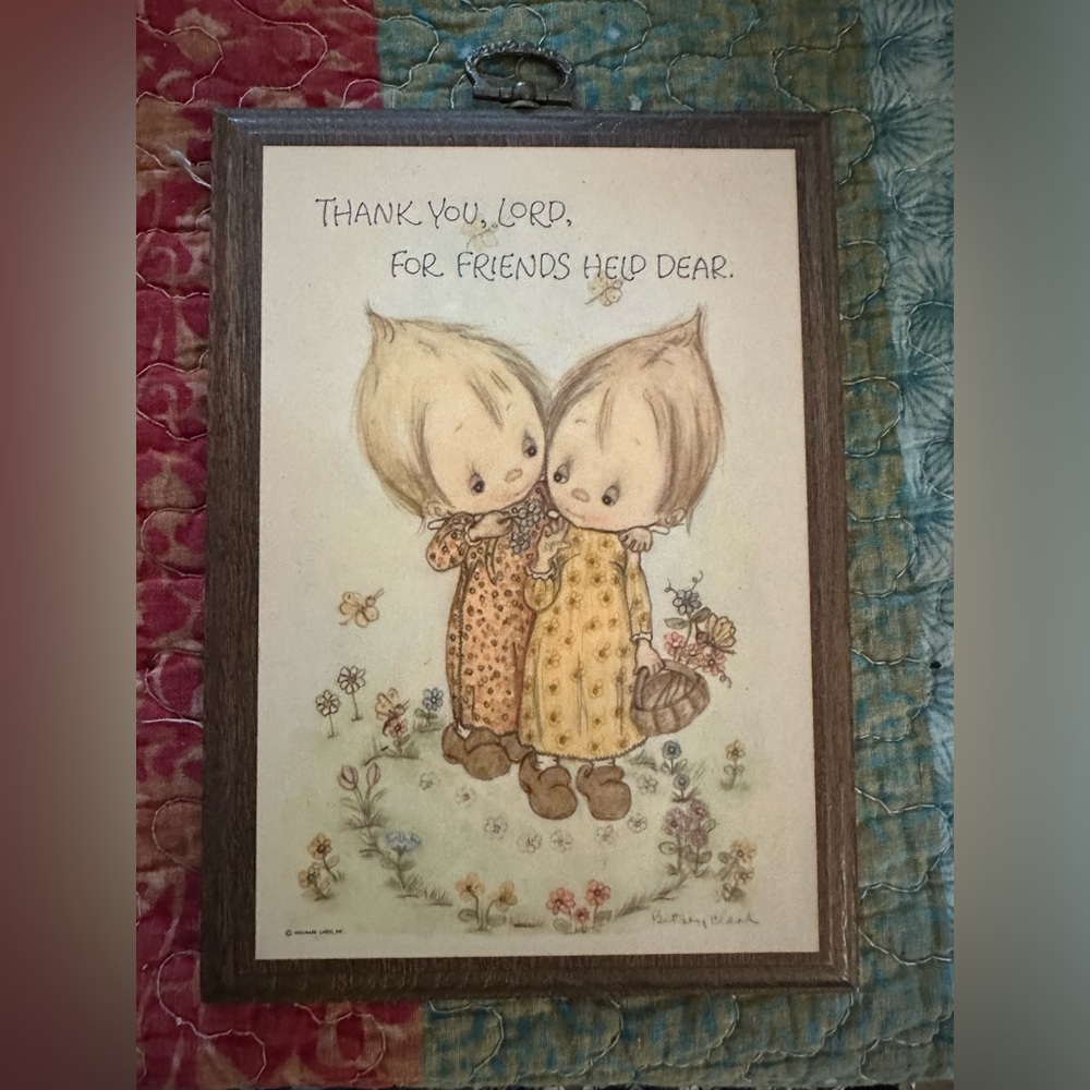 Vintage Betsey Clark plaque